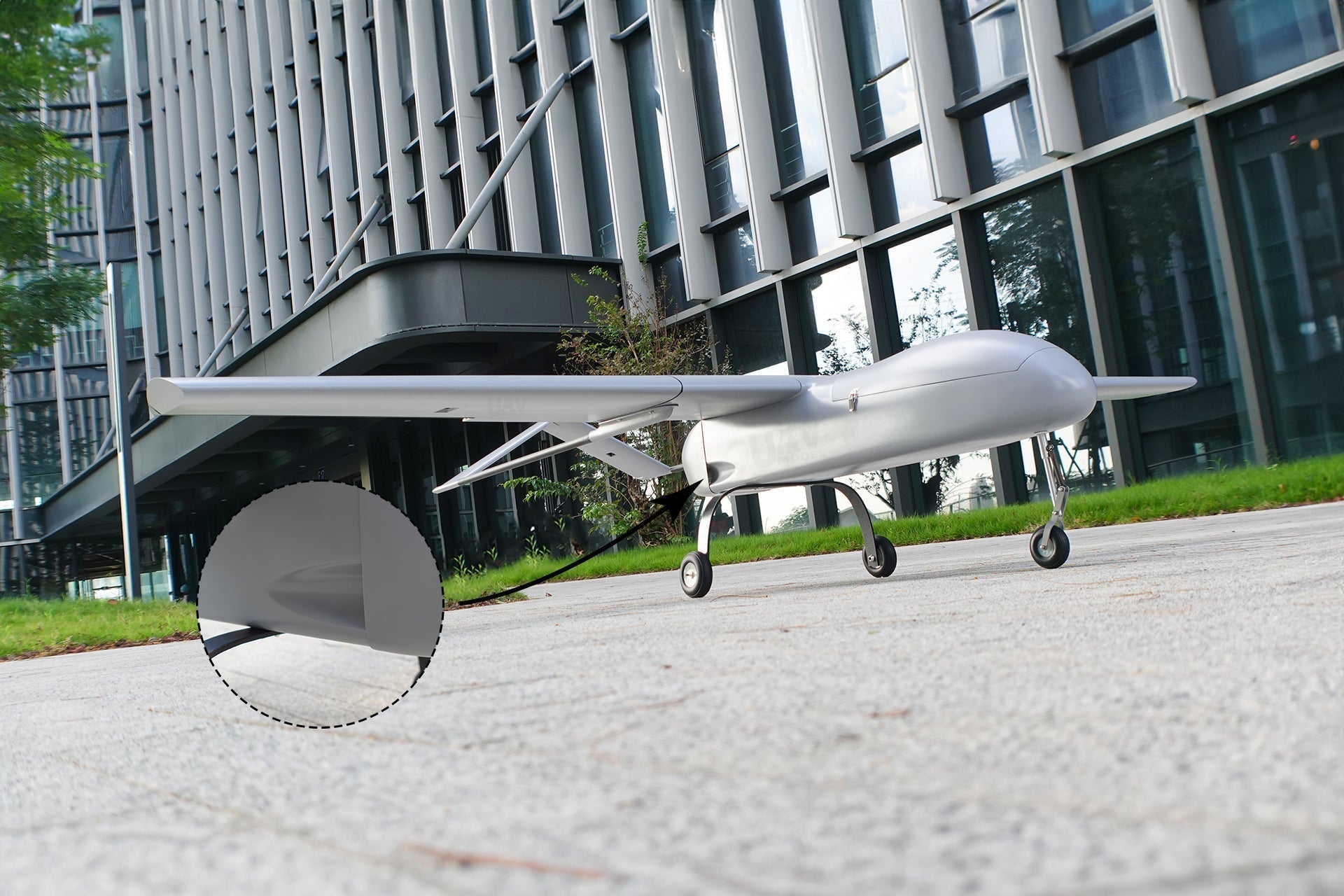Skyeye UAVSkyeye UAV Little SRV260 Fixed Wing Drone Engine V-TailUAVMODEL