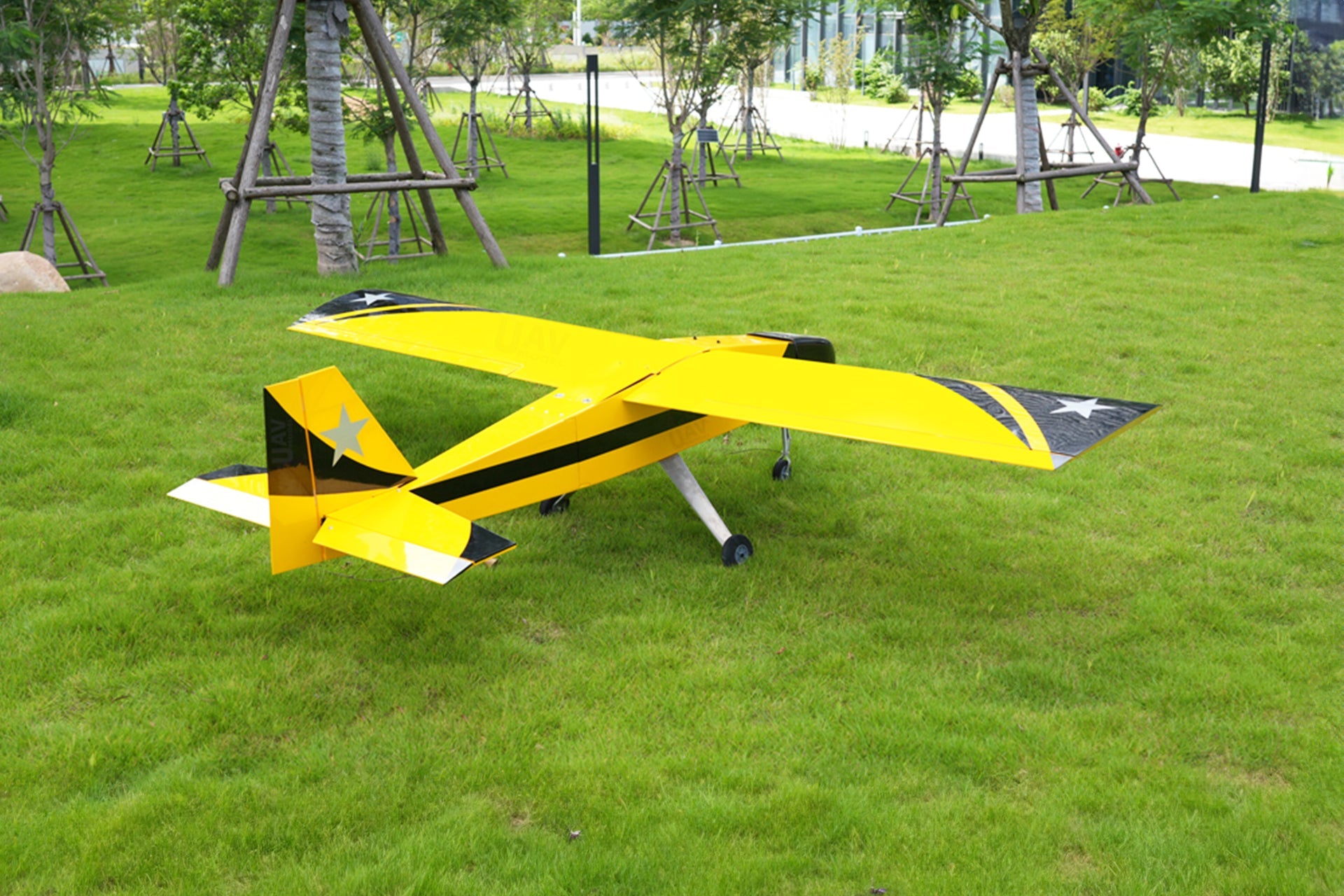 Skyeye 50cc practice drone flying UAV Fixed Wing
