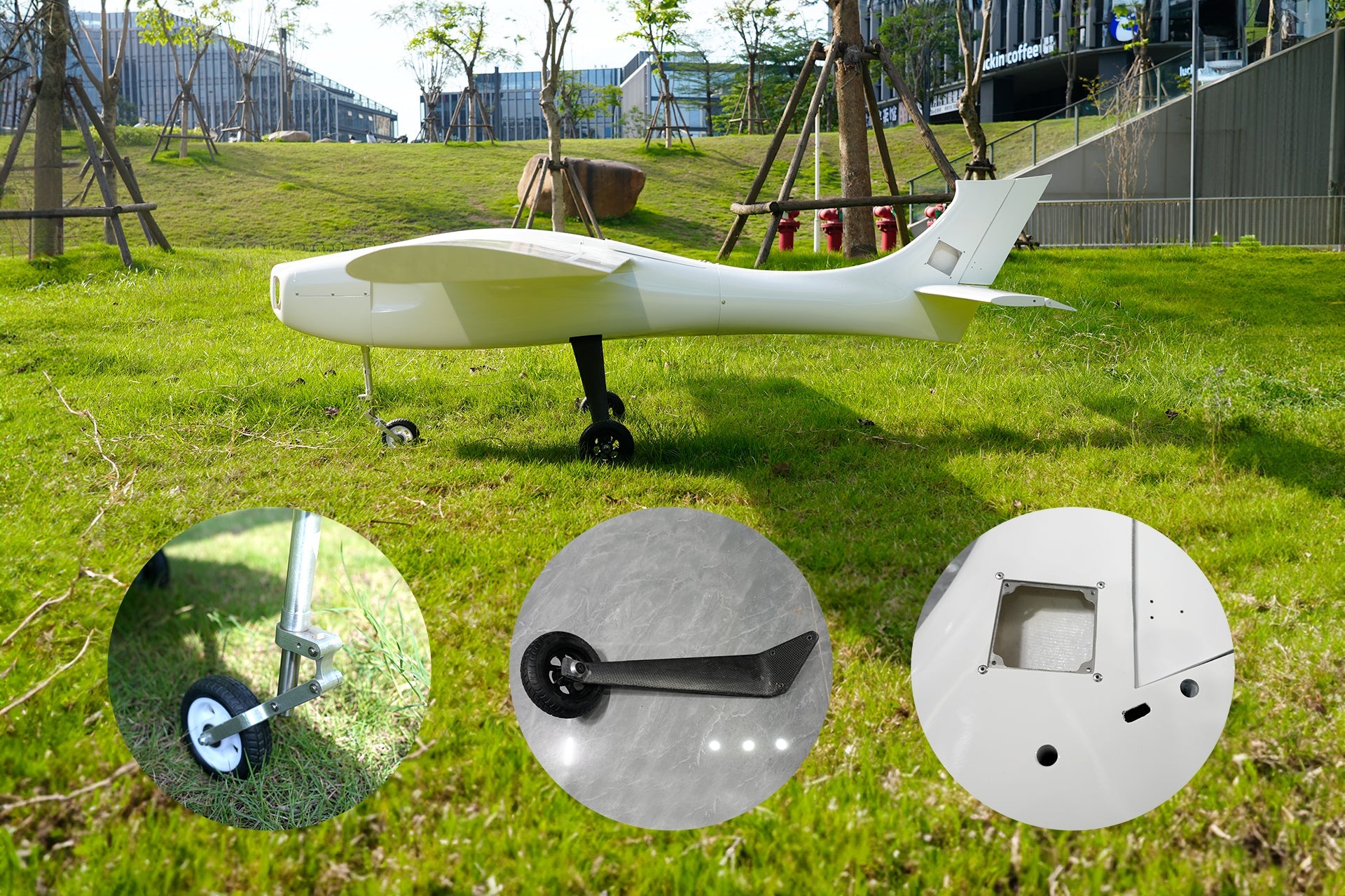 Skyeye Glass fiber 2900mm UAV Fixed Wing Drone