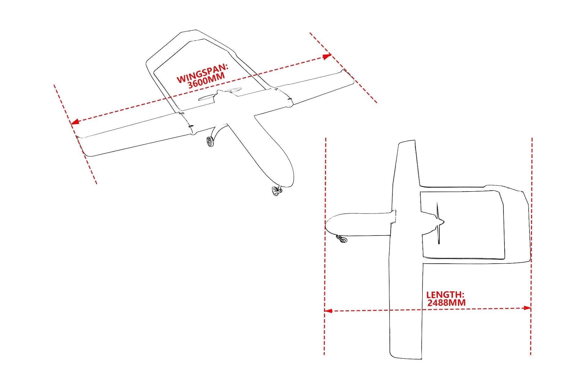 Skyeye UAV2024 Skyeye UAV SKYS360 Fixedwing Drone EngineUAVMODEL