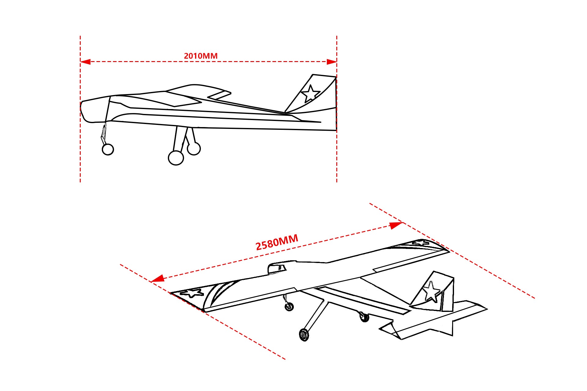 Skyeye 50cc practice droneSkyeye 50cc practice drone flying UAV Fixed WingUAVMODEL